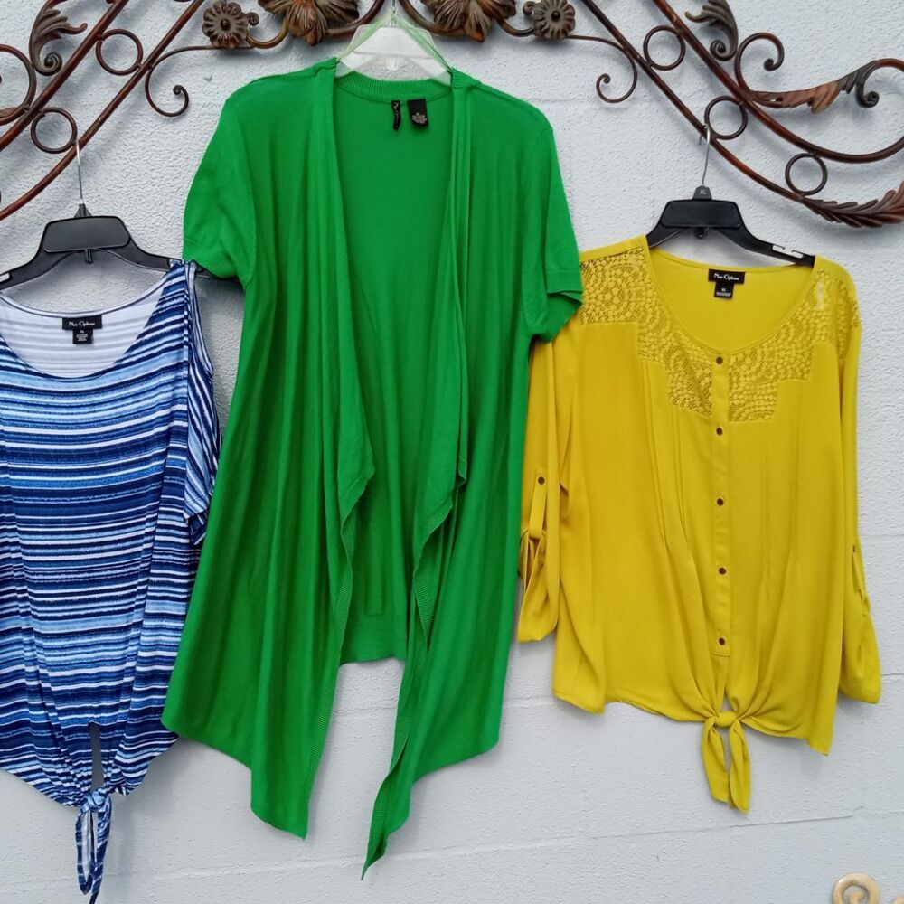 3 Nue Options Ladies XL tops